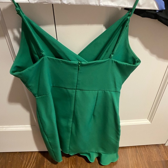 Green cocktail dress - Picture 2 of 3